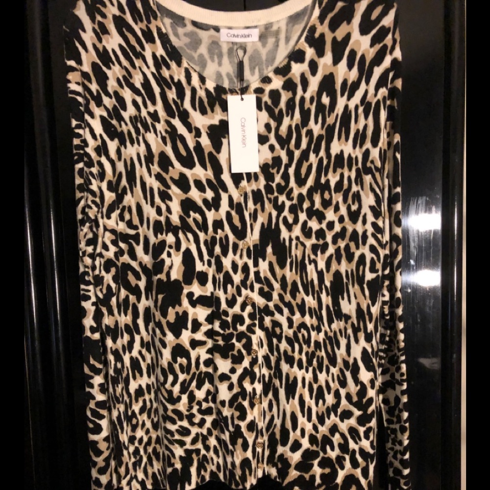 Calvin Klein L Animal Print  $79.50 NWT